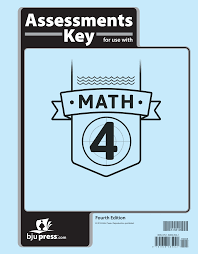 BJU Math 4 Tests Answer Key (4th ed.)